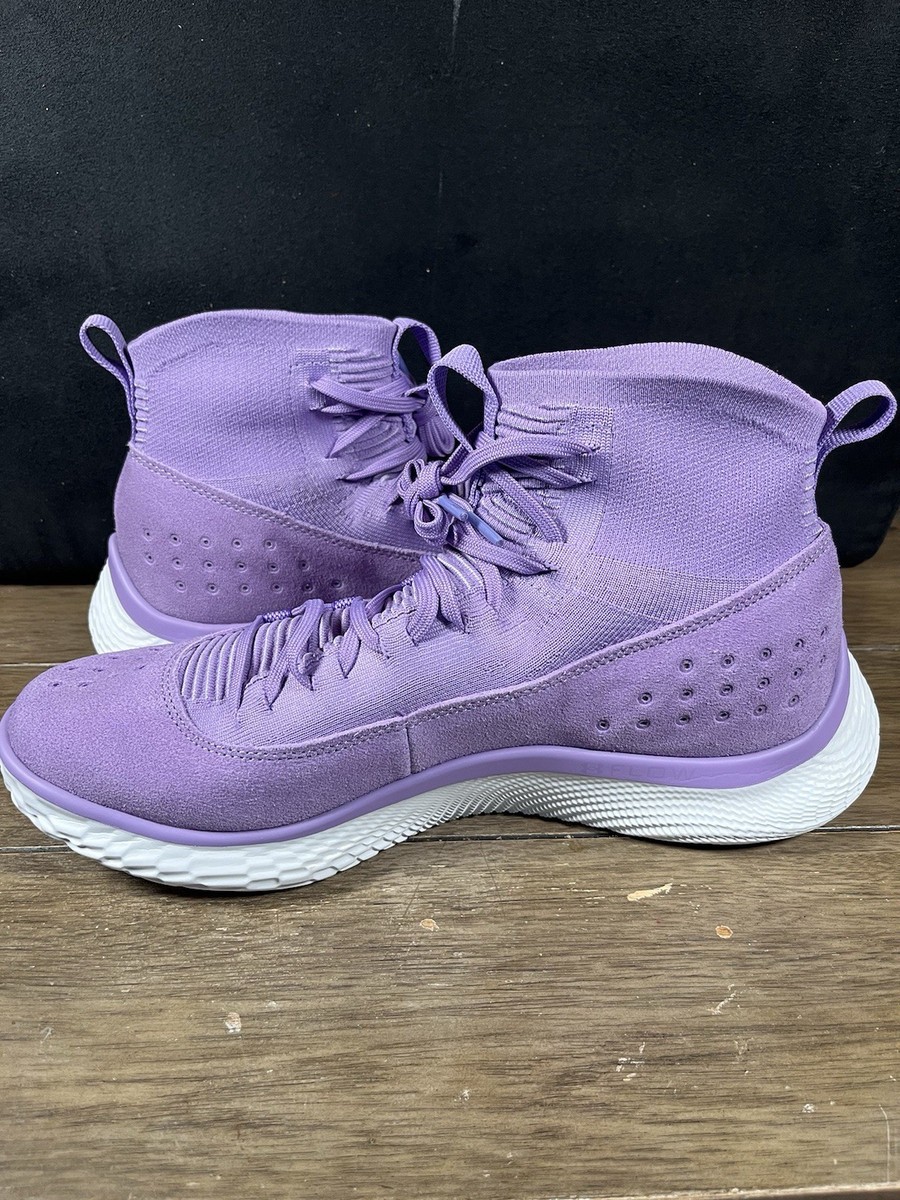 Under Armour Curry 4 Flotro Vivid Lilac Men Size 14 Basketball Shoes 3024861-500 Under Armour Curry 4 Flotro Vivid Lilac Men Size 14  main image 3