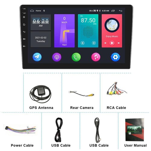 9" Autoradio Player GPS Navigation Wifi RDS Set passt für Hyundai Sonata NF - Bild 3 von 7