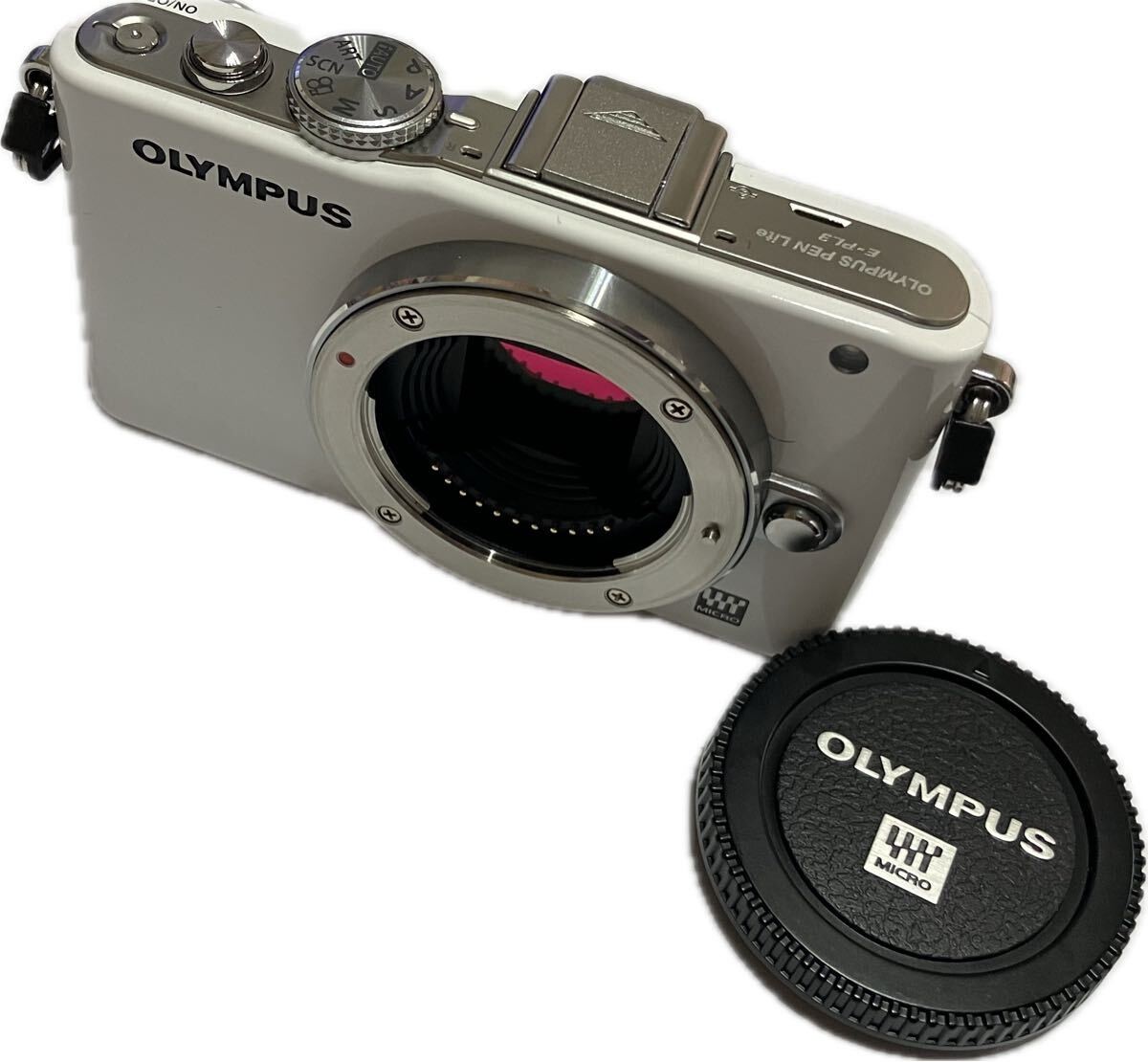 OLYMPUS ミラーレス一眼 PEN Lite E-PL3 ボディ ホワイト E-PL3 BODY