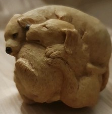 BFA Labrador Retriever Puppy Pile Litter Yellow Golden Puppies Scotland Resin