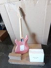 Open Box Electric Guitar Rosewood Fretboard With 20 W Amplifier in Pink — photo 4
