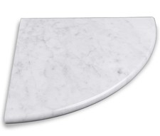 9 Natural Marble Corner Shower Shelf for Bath...