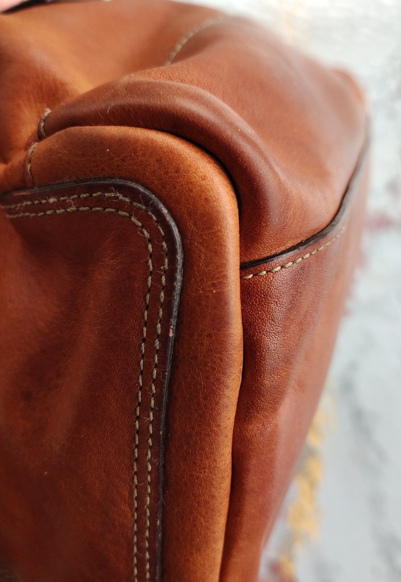 Coach MEDIUM 10330 65th Anniversary Mandy Vintage Cognac Leather