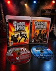 PS3 guitar hero bundle (4) - World Tour, GH 3 Legends Rock, Aerosmith, Rockband2