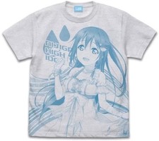 Clothing, Shizuku Osaka All-Print T-shirt, Ash, XL size, "Love Live! Nijigasaki