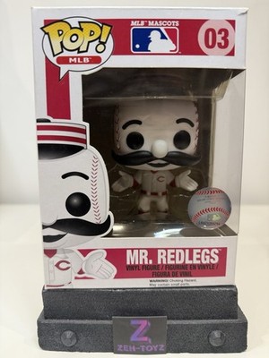 Funko Pop! MLB Baseball Maskottchen Cincinnati Reds Mr Redlegs #03 selten Gral