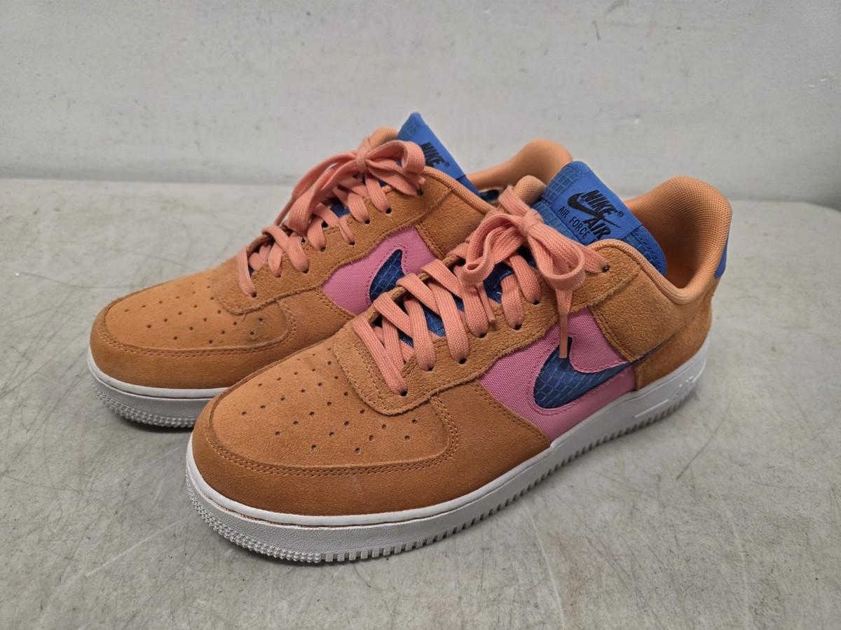 2020 Nike Air Force (1)’07 LV8 Orange/Blue CW7300-800)Sneakers Sz M/12.5‎ Nike Air Force 1  main image 4