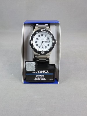 Casio MRW-200HD-7B Men's Watch White Dial Stainless Steel WR100M New