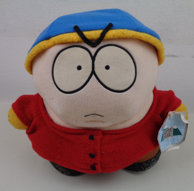 Vintage 1998 South Park Cartman Plüschtier 10 Zoll Fun 4 All Corp Comedy Central Tags