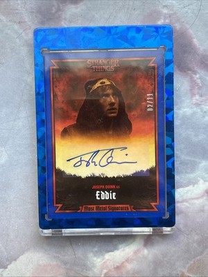 Eddie Munson Autograph /11 Stranger Things Season 4 Zerocool 2023
