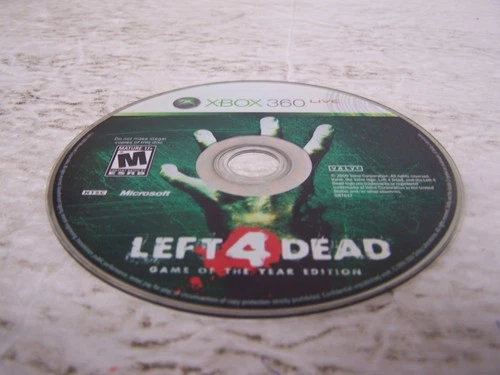 Left 4 Dead (Microsoft Xbox 360, 2008) Disc Only