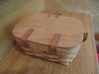 Longaberger Kiddie Purse Basket Set Classic '95 Holly liner *shipping included!* — photo 9