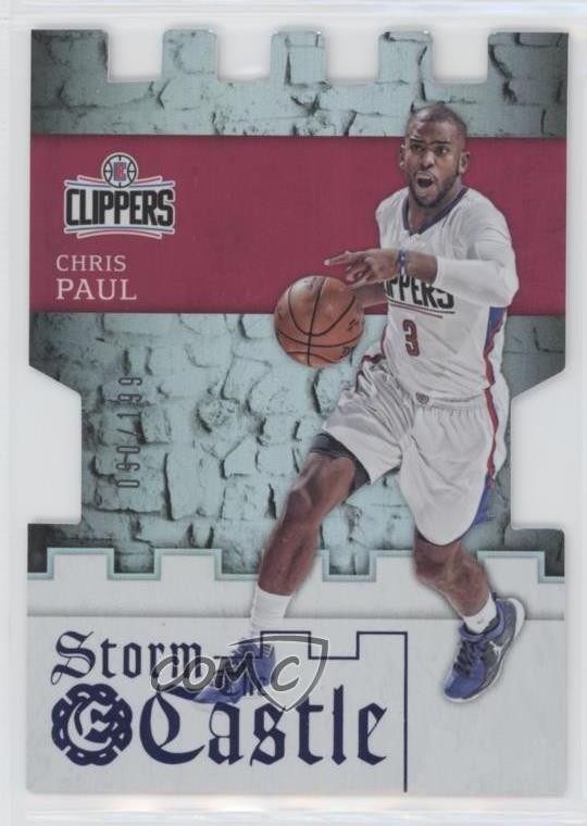 2016-17 Panini Excalibur Storm the Castle Blue 90/199 Chris Paul #14 0mr3