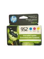 Genuine HP 952 Cyan/Magenta/Yellow Combo-pack N9K27AN Ink - Exp.01/26 02/26