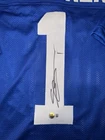 Indianapolis Colts Sauce Gardner #1 Signed Blue Football Jersey BAS