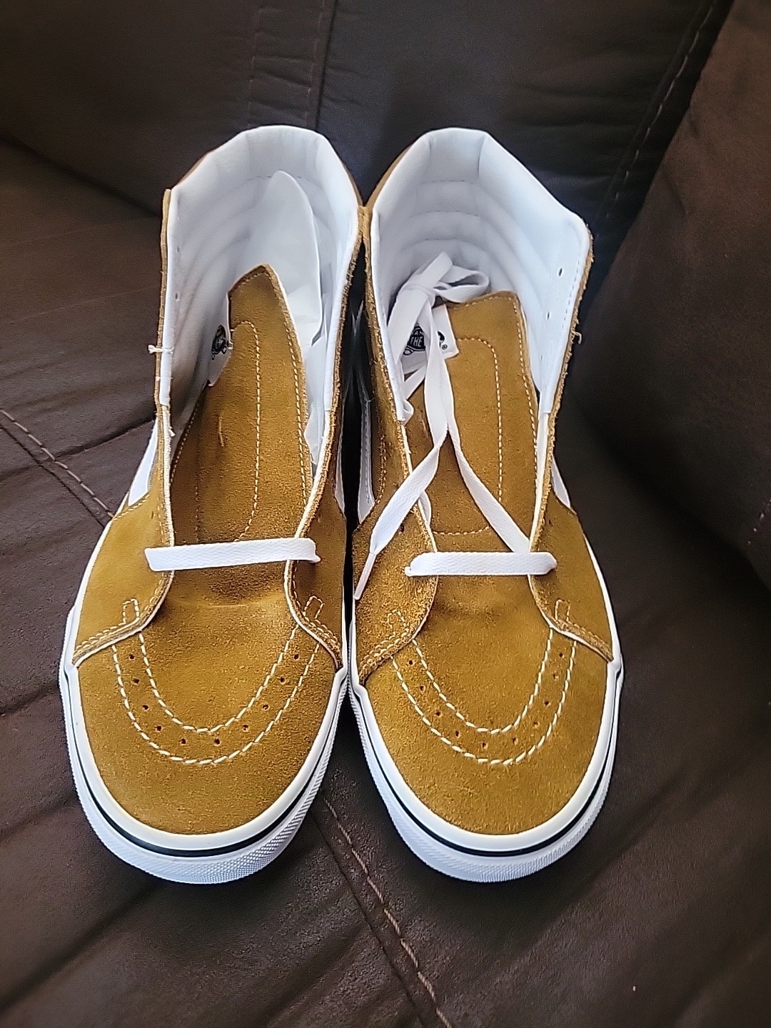 Vans 2023 Sk8-Hi Golden Brown Size 9 Men 10.5 Eoman image 2