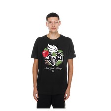 Men's New Era  Black New York Liberty Lifestyle Capsule Floral Fruit T-Shirt