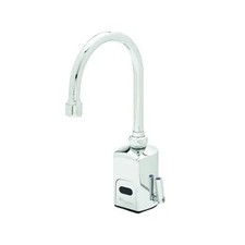T S Brass Chekpoint Above Deck Electronic Single Hole Gooseneck Faucet