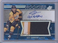 2014-15 SPx Rookies Spectrum Blue 27/50 Calle Jarnkrok #147 Auto 0a1