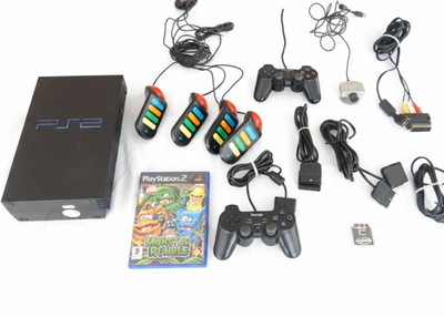 Sony Playstation 2 PS2 FAT Spielekonsole Konsole SCPH-30004R Controller Sammlung