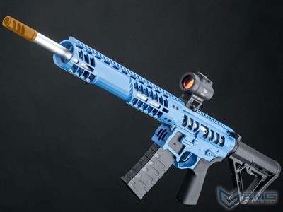 EMG F-1 Firearms Skeletonized UDR-15 Airsoft Electronic AEG Rifle Teal Blue