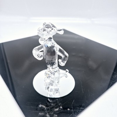 Swarovski Disney Tigger Crystal Figurine 905769 4.5'' with Display Mirror 