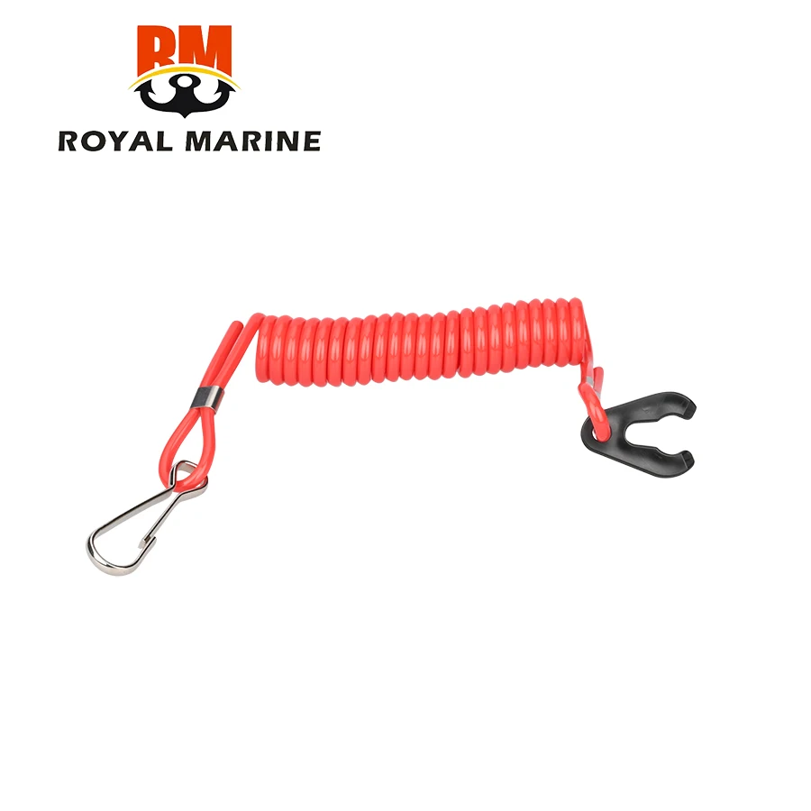Outboard Safety Lanyard Nylon Spring Switch 682-82556-00 for Outboard Motor Yama view 2