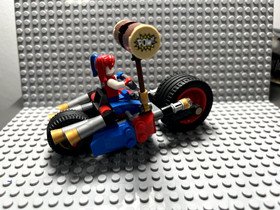 Lego DC Minifigure - Harley Quinn - SH0260 - With Motorcycle and Mallet