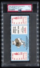 Brett Favre (Soph) 121 Yards - PSA Ticket 1988 Southern Mississippi S.F. Austin