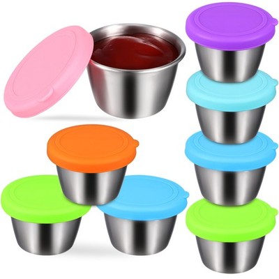 8 Pcs Kleiner Behälter Für Salatdressing Soßenbehälter Gewürzbecher