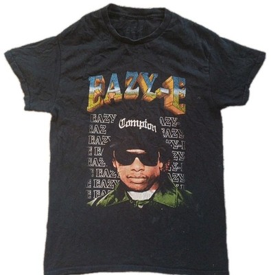 Eazy-E T-Shirt Compton NWA Rap Tee Vintage Graphic Hip Hop Ruthless Records S