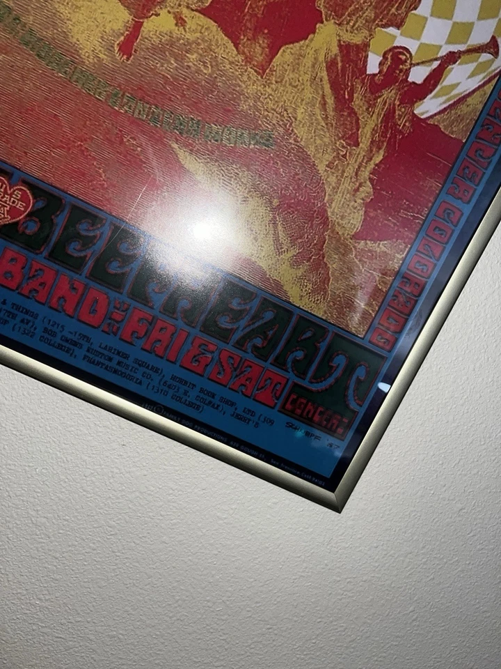 Captain Beefheart The Doors 1967 Concert Poster 17x24 Framed Reprint Vintage - Image 3 of 3