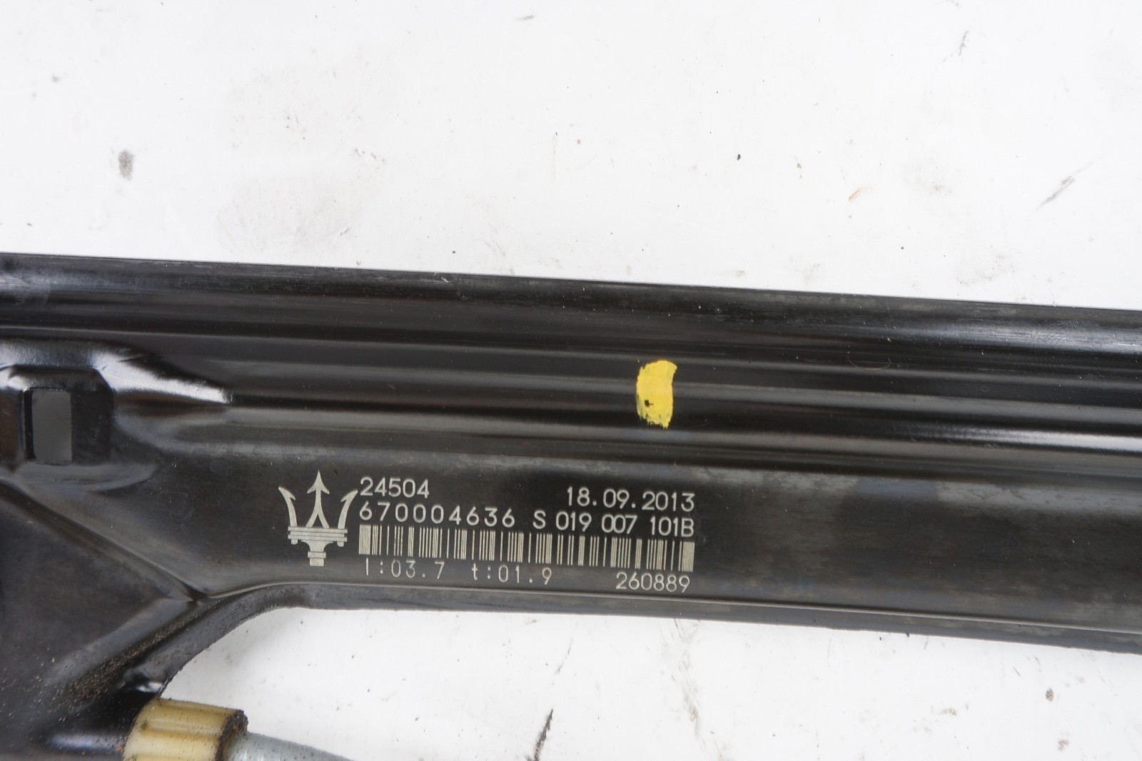 2014 - 2022 Maserati Ghibli Rear Left Power Window Regulator 670030023