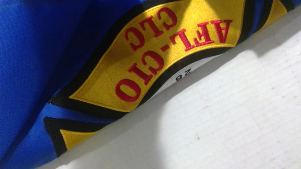 Bandera de bombero de la Unión IAFF - AFL CIO BOMBERO INTERNACIONAL BOMBEROS BOMBERO Foto 2 de 4