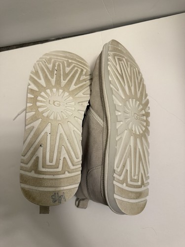UGG Neumel M/3236 White Leather Chukka Ankle Boots Size 10US 9UK 43EU NWD - Picture 3 of 5