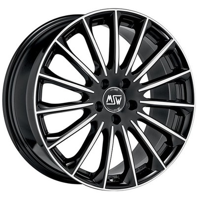 ALUFELGE MSW MSW 30 FUR BMW X2 M35I 8,5X19 5X112 GLOSS BLACK FULL POLISHED O5N