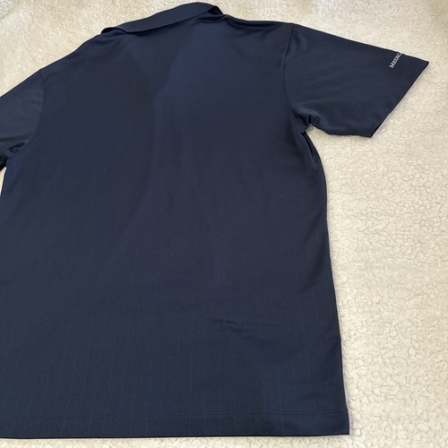 Nike Golf Dri-Fit Men's Size XL Deep Blue Short Sleeve Polo Shirt Medical Mutual - Picture 12 of 13