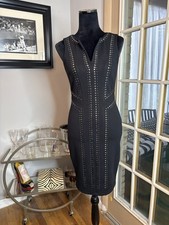 Cache Black Dress Size Small Made In USA