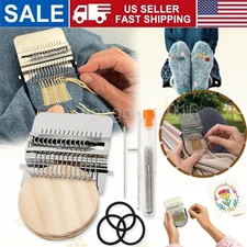 Portable Loom Knitting Kit,Patch Kit Weaving Loom For Quickly Sewing Repair