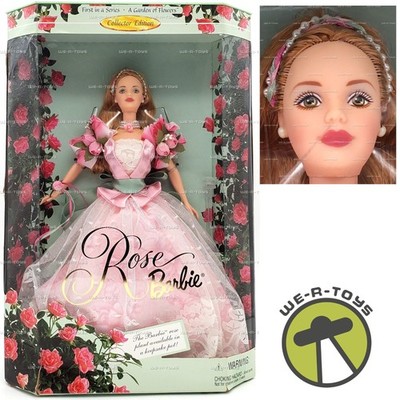 Rose Barbie Doll A Garden of Flowers Collection 1998 Mattel #22337