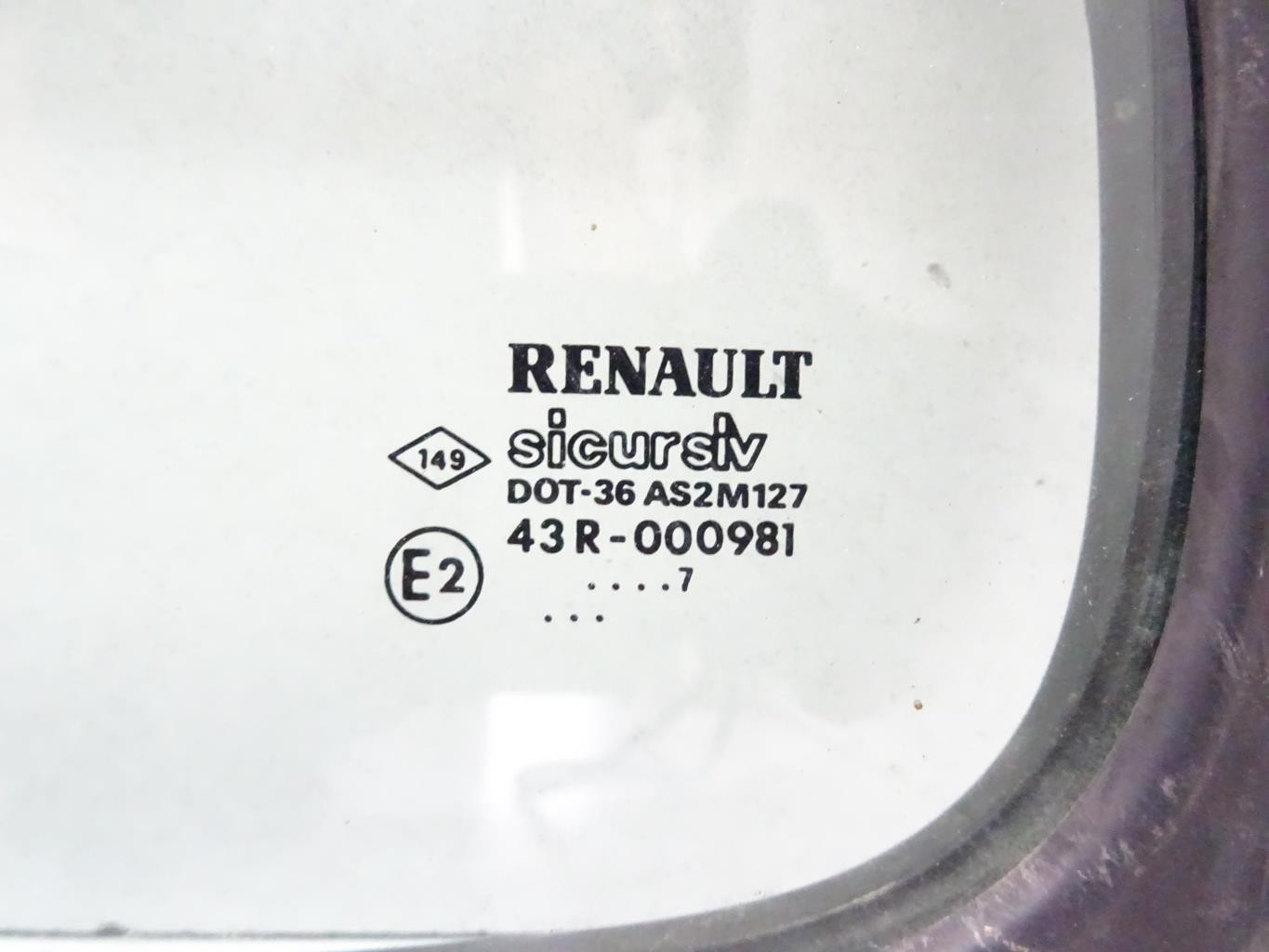 DOOR WINDOW LEFT REAR Renault Express/Rapid/Extra Van 1.9 D (F8Q-682) 6006000937