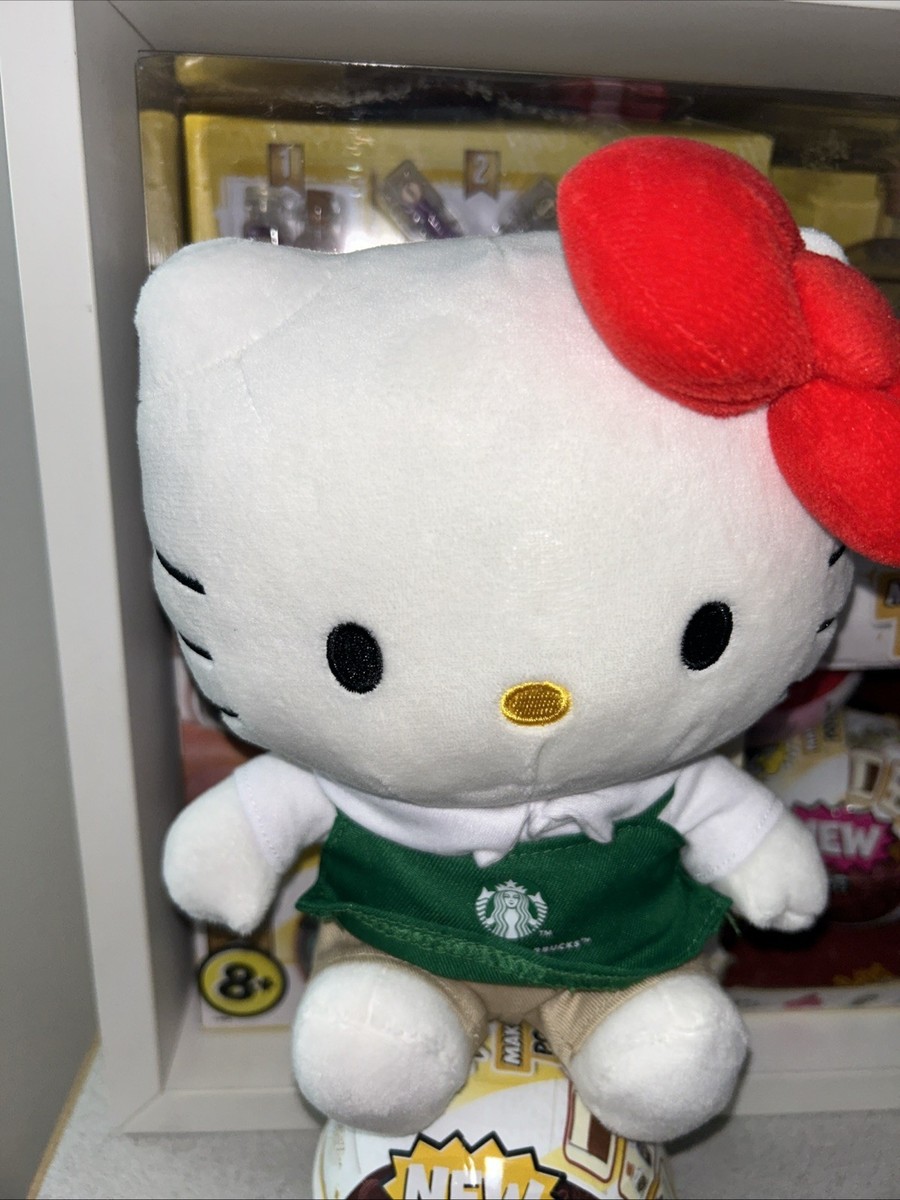 Starbucks x Hello Kitty Barista No Box Plush 2025 Exclusive Sanrio
