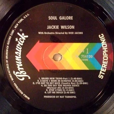 Jackie Wilson - Soul Galore (LP, Album, Glo) (Very Good (VG))