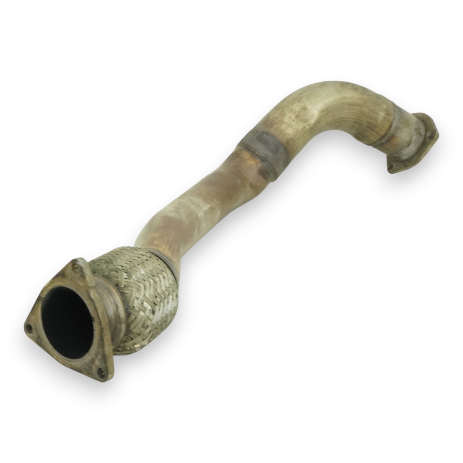 03-12 Bentley Continental GT 6.0L Exhaust Muffler Downpipe Left 3W0254300A OEM