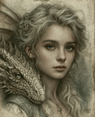 8x10 Character Illustration Art Print - 732595657