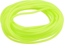 Rubber Cord Tube 16Ft 5 M 2Mm Dia 1Mm Hole Lime Green Hollow Tubing for DIY ...