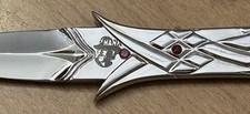 VTG HANK ISHARA DOUBLE-EDGED ART DECO DAGGER WITH ORIGINAL SHEATH