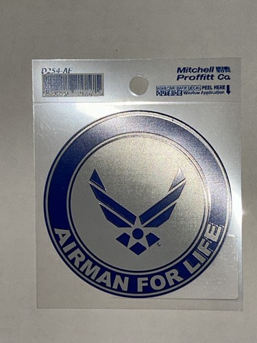U.S. AIR FORCE / AIRMAN FOR LIFE DECAL - MITCHELL PROFFITT OUTSIDE DECAL - Picture 7 of 18