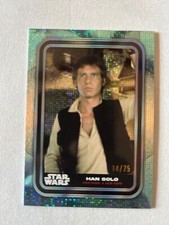 RARE Exclusive NYCC 2023 Topps Star Wars Han Solo Blue Parallel 14/75