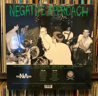 Negative Approach Tied Down 1983 Demo Green Vinyl RSD21 Misfits